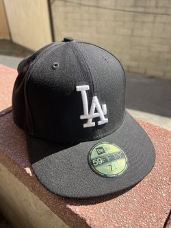 Black Los Angeles Dodgers Fitted Hat