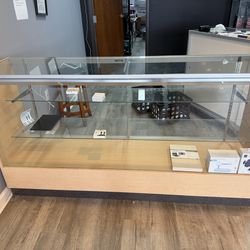 70 inch Wood & Glass Retail Display Case