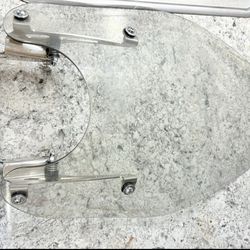 Harley Davidson Lexan Windshield Sheet AS 6 M177-G FMR-713J Quick Release GUC