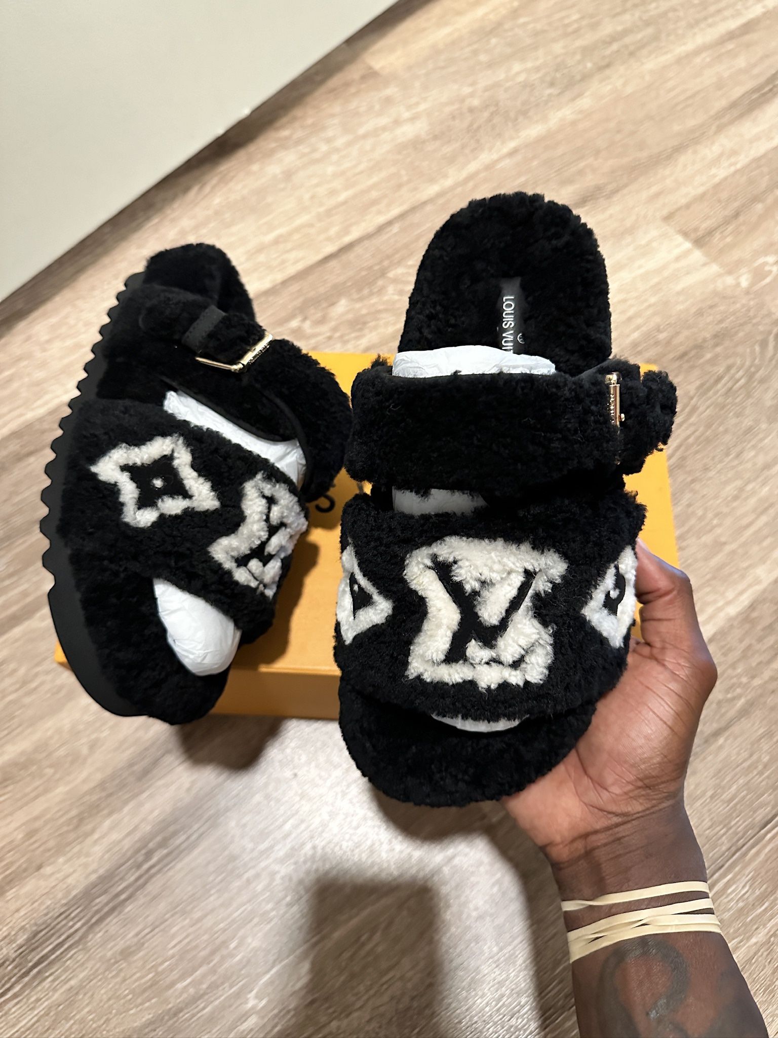Louis Vuitton Slippers Custom Made