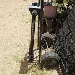 Trailer hitch bicycle rack