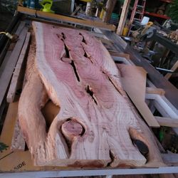 Seqouia Redwood Live Edge Slabs & More