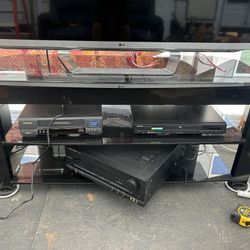 Tv Stand Tv DVD VCR Stereo Receiver 