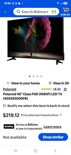 40" Polaroid Flat screen TV