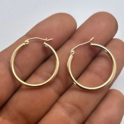 14k Gold Hoop Earrings 