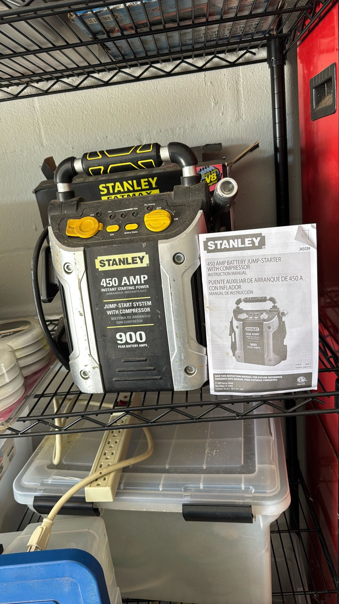 Stanley 450 aMP Instant Starting Power