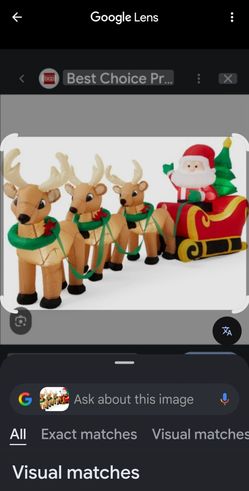 Santa and Three Reindeers