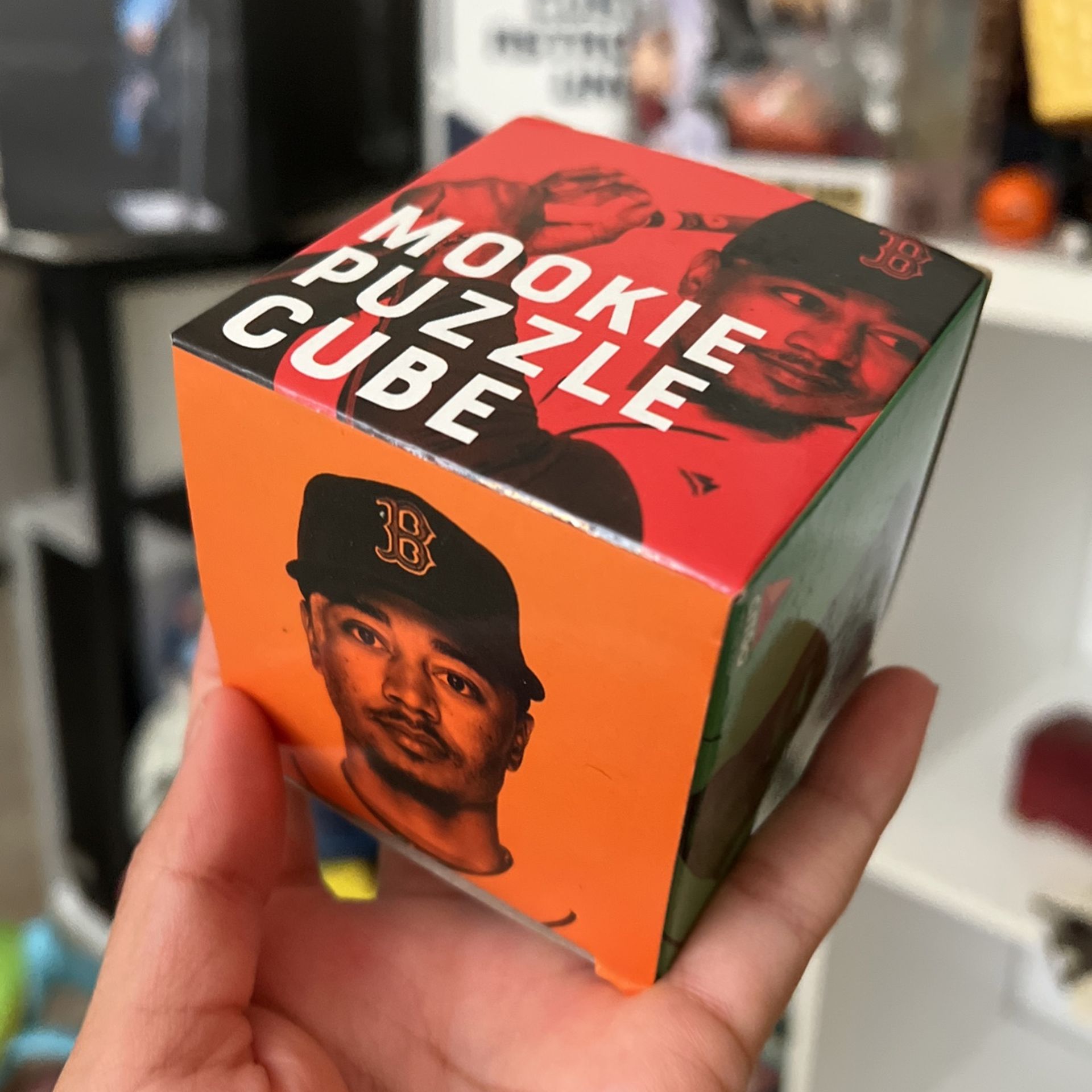 Mookie Betts Red Sox Rubiks Cube