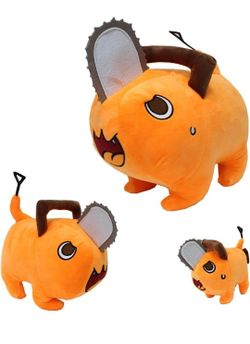 Cartoon Pochita Chainsaw Dog Plush