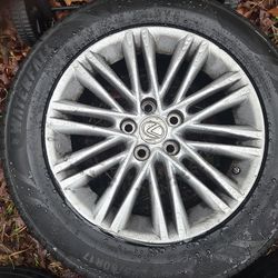 17inch es350 rims with TPMS(4pcs)