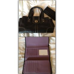 Coach purse & checkbook