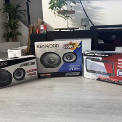 Kenwood speakers brand new.
