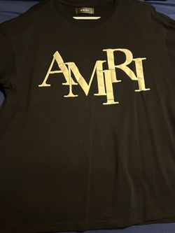 Amiri logo black T-shirt