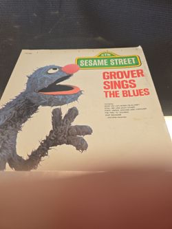 Sesame Street Grover Sings the Blues Vinyl Record
