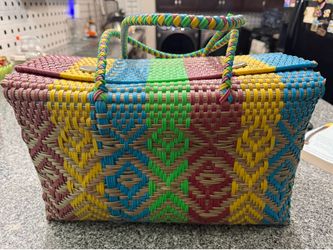 Mexican plastic woven bag