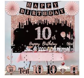 10th Birthday Decorations for Girl
