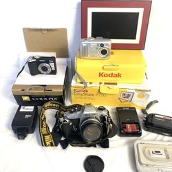 Used Untested Cameras, Camcorder, and More 
