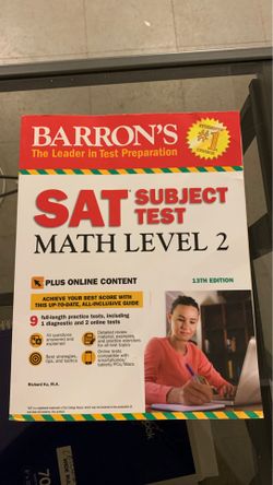 Barron’s SAT Subject Test Math Level 2 - 13th edition