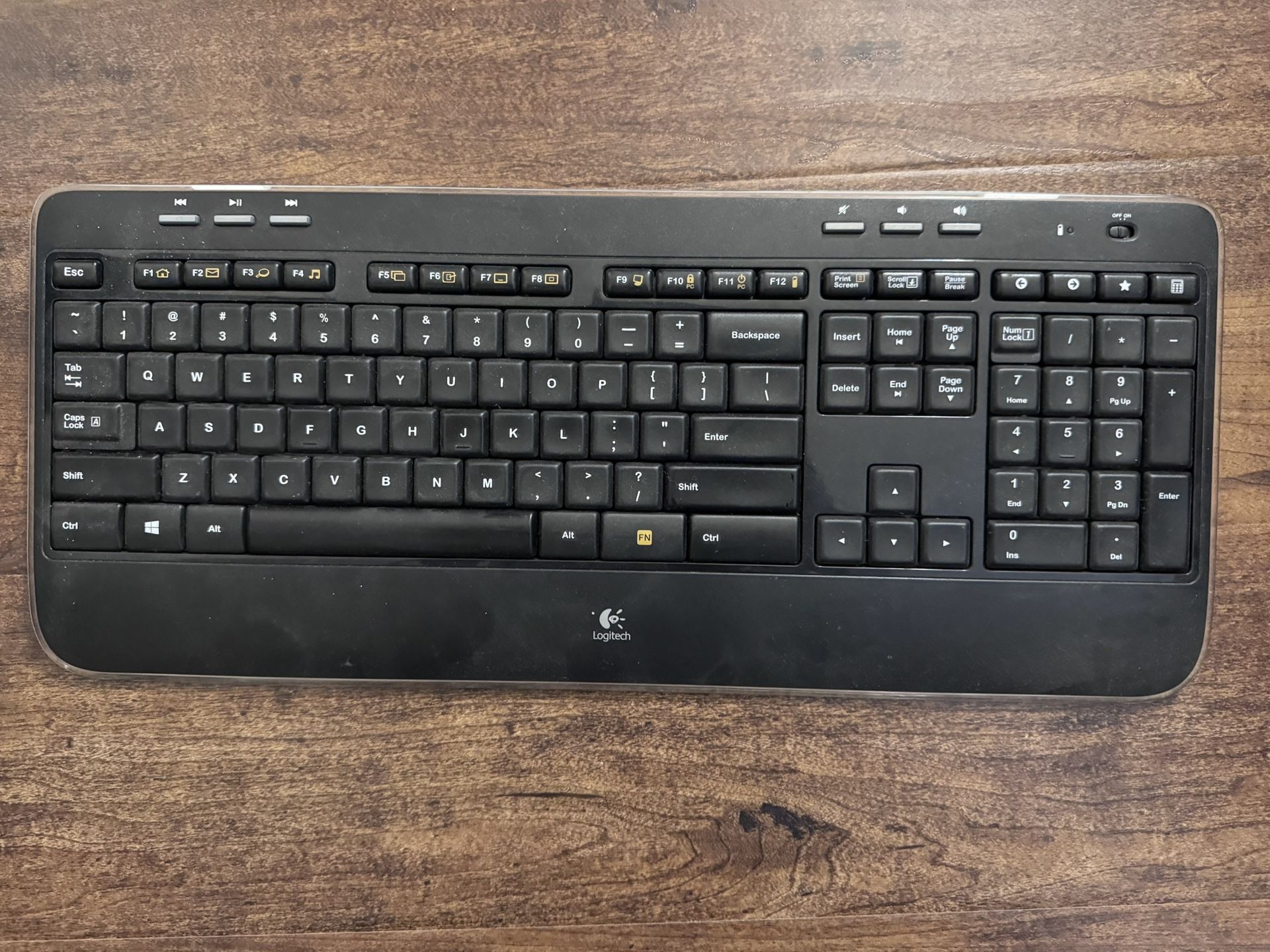 Logitech Full-Size Wireless Keyboard 
