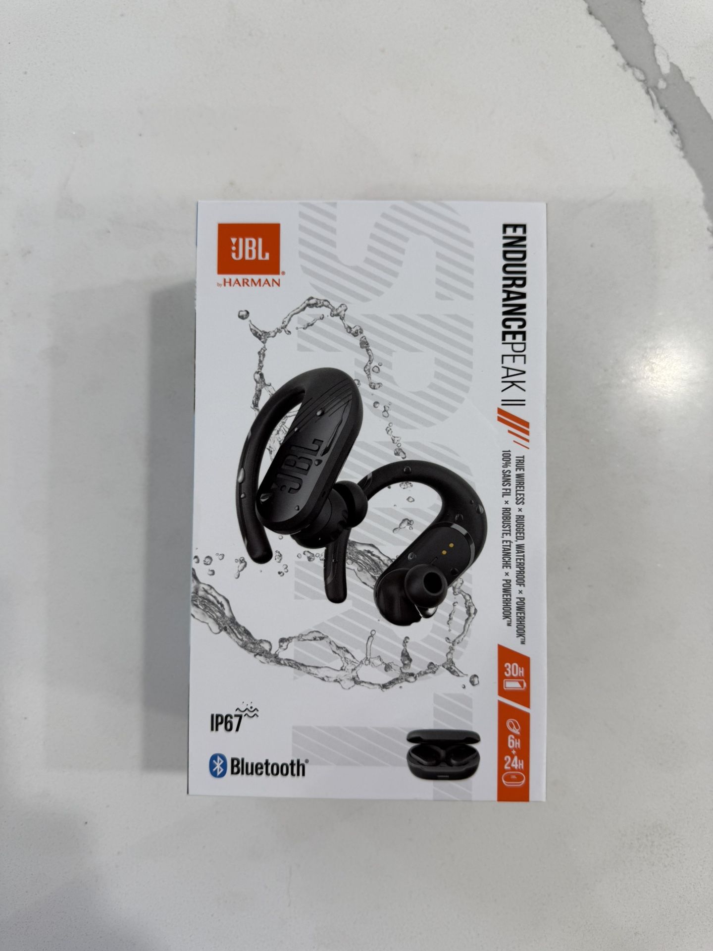 JBL Endurance Peak 2 Wireless Bluetooth Earbuds