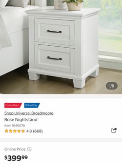Costco nighstand rose 2 for $320 brand new swing by more appliances available