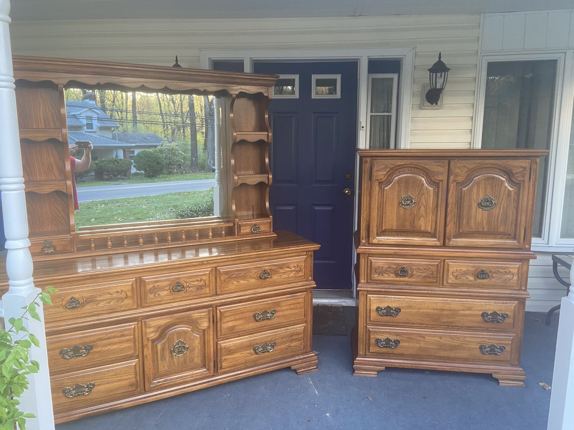 9 Drawer Dresser With Mirror And 7 Drawer Dresser