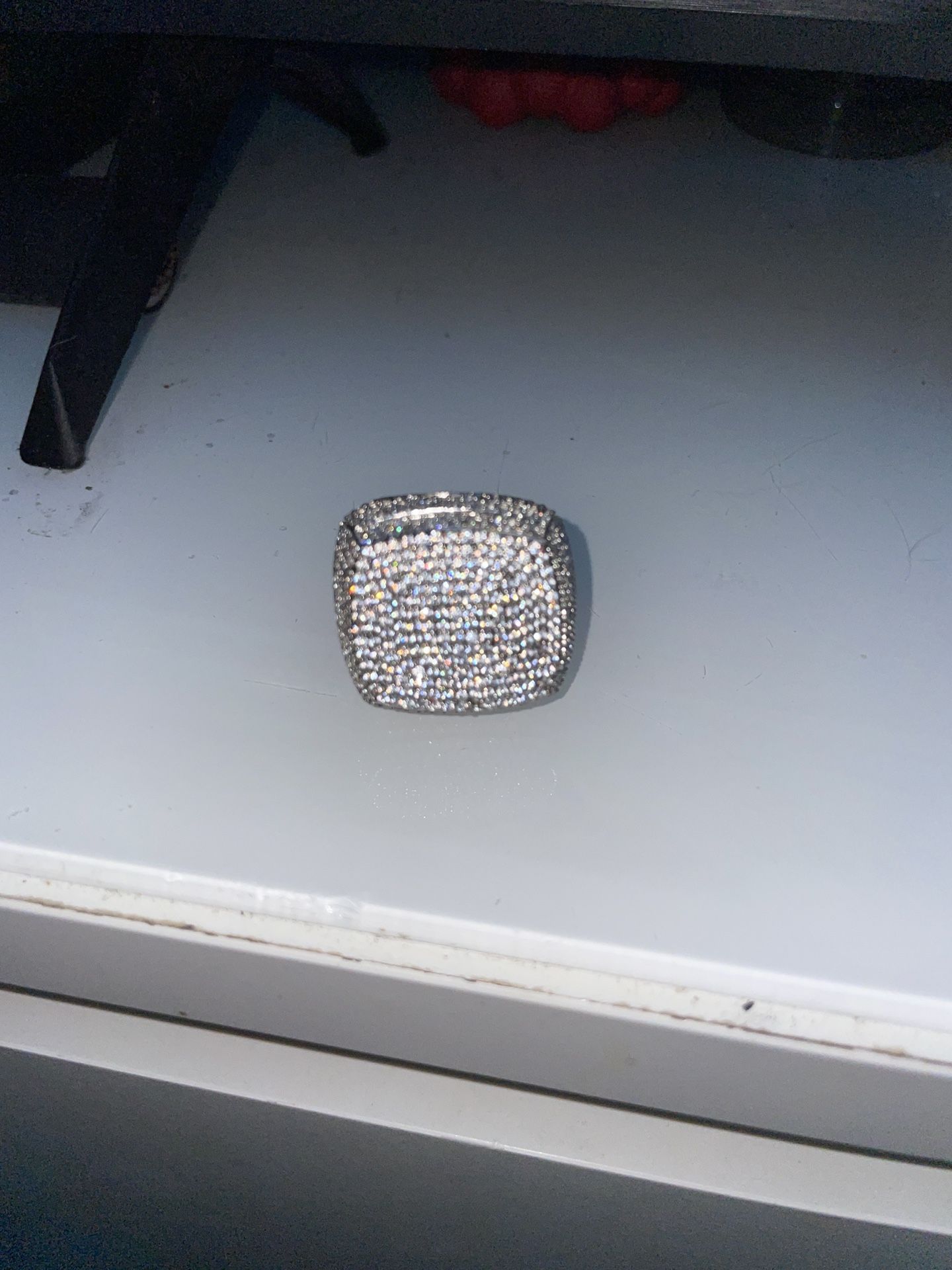 Silver Cubic Ring 