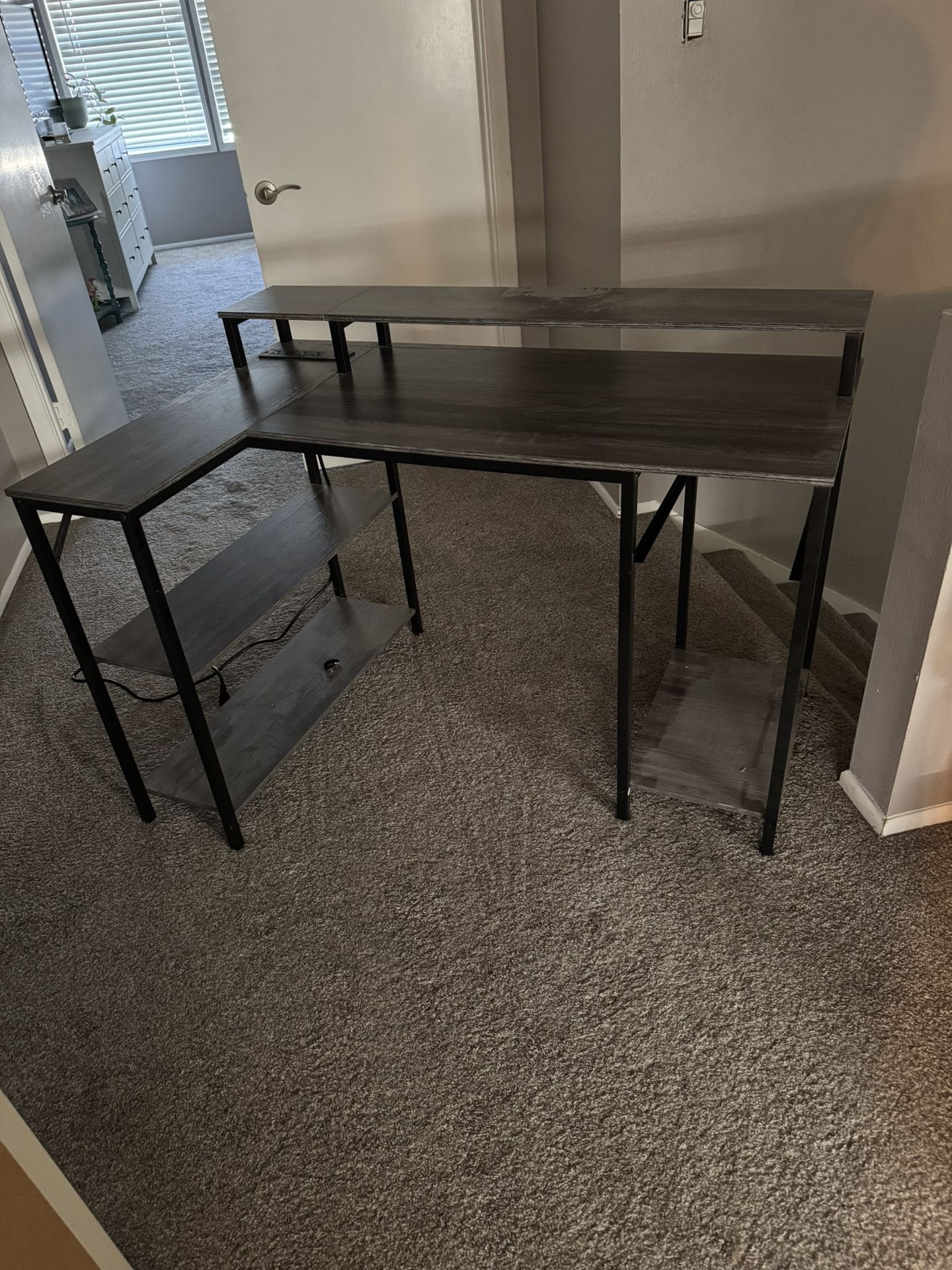 Wood And Metal desk 