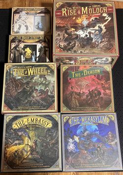 Rise of Moloch World of Smog All In Kickstarter Board Game CMON