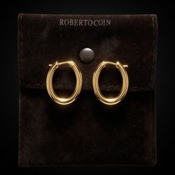 Robert Coin Hoop earring 18K