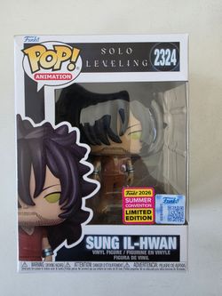 Sung Il-Hwan Solo Leveling 2026 SDCC SHARED STICKER Exclusive Funko Pop