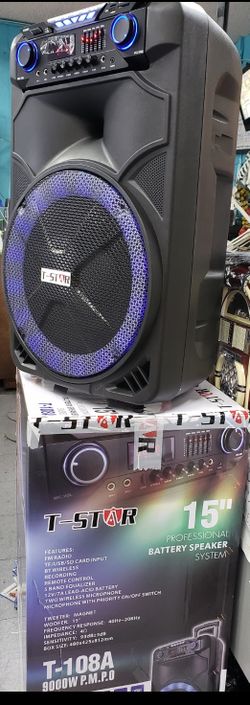 Bosina potente 2 micrófonos inalámbricos