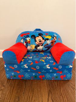 Mickey Mouse toddler chair / flip-open lounger