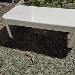 White Wooden Coffee Table - DIY Item