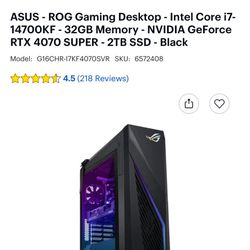 GAMING PC ASUS