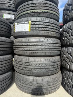 235/55/19 forceland 4 New tires installation and balance 50,000 Miles