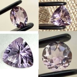 Loose African Amethyst Gemstones All Over 2cts
