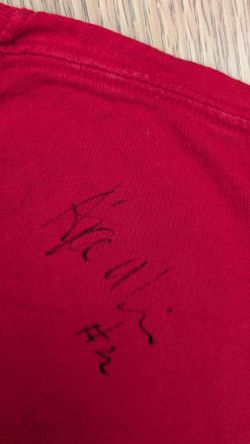 Las Vegas Aces Shirt W/ signatures from Kayla McBride, A'ja Wilson, and Nneka Ogwumike