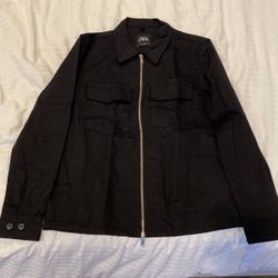 ZARA BLACK DENIM JACKET 