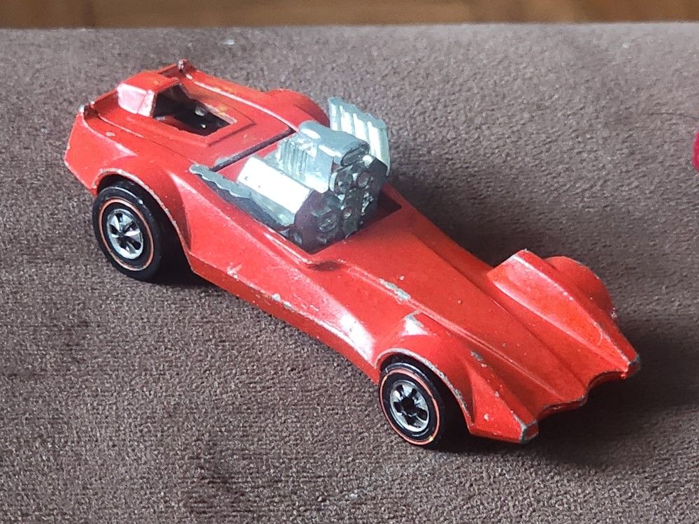 1973 Enamel Red Strip Teaser Redline Hot Wheels 