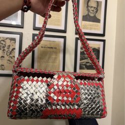 Handmade Recycled Plastic Bag Purse