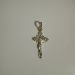 💯 Pure Silver Cross Pendant (2.4 g)