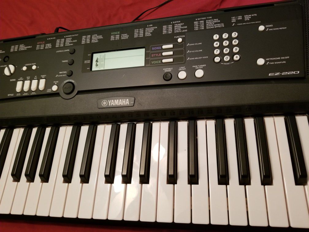 Lighted Keyboard EZ-220
