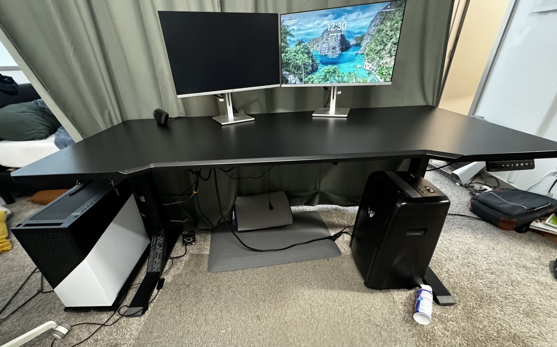 Gaming Desk Powered Adjustable