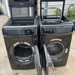 Samsung Flex FrontLoad Washer and electric Dryer