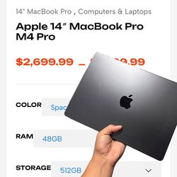 2024 MacBook Pro 14in 48GB BRAND NEW