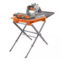12 Amp 8 in. Blade Corded Wet Tile Saw with Extended Rip