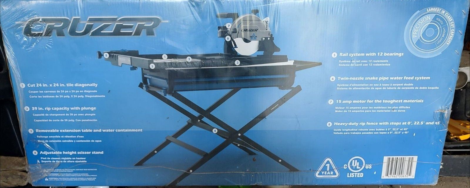 Delta 10" Wet Tile Saw W/ Stand