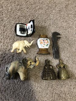 Antique items and figurines