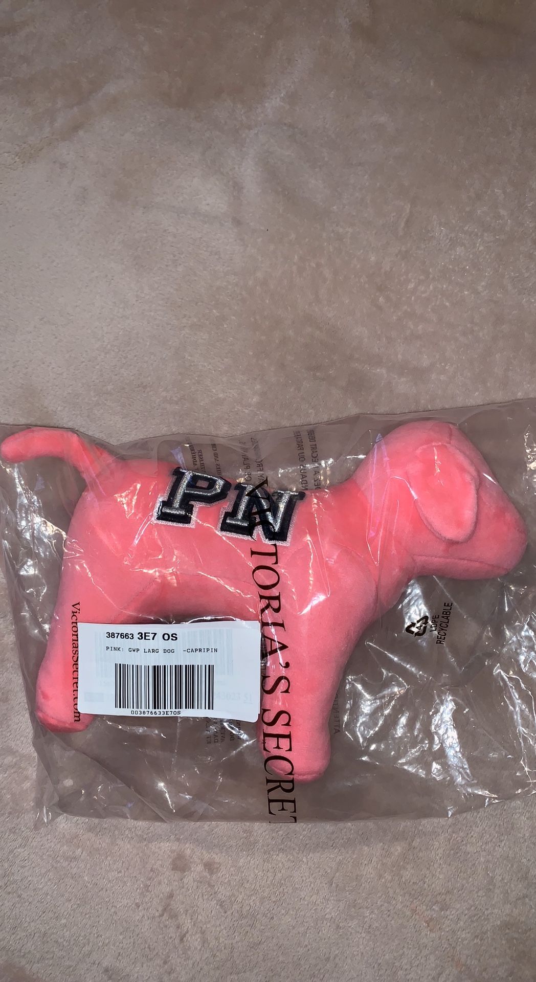 New in package victoria’s secret pink Cute stuffed cozy puppy $15